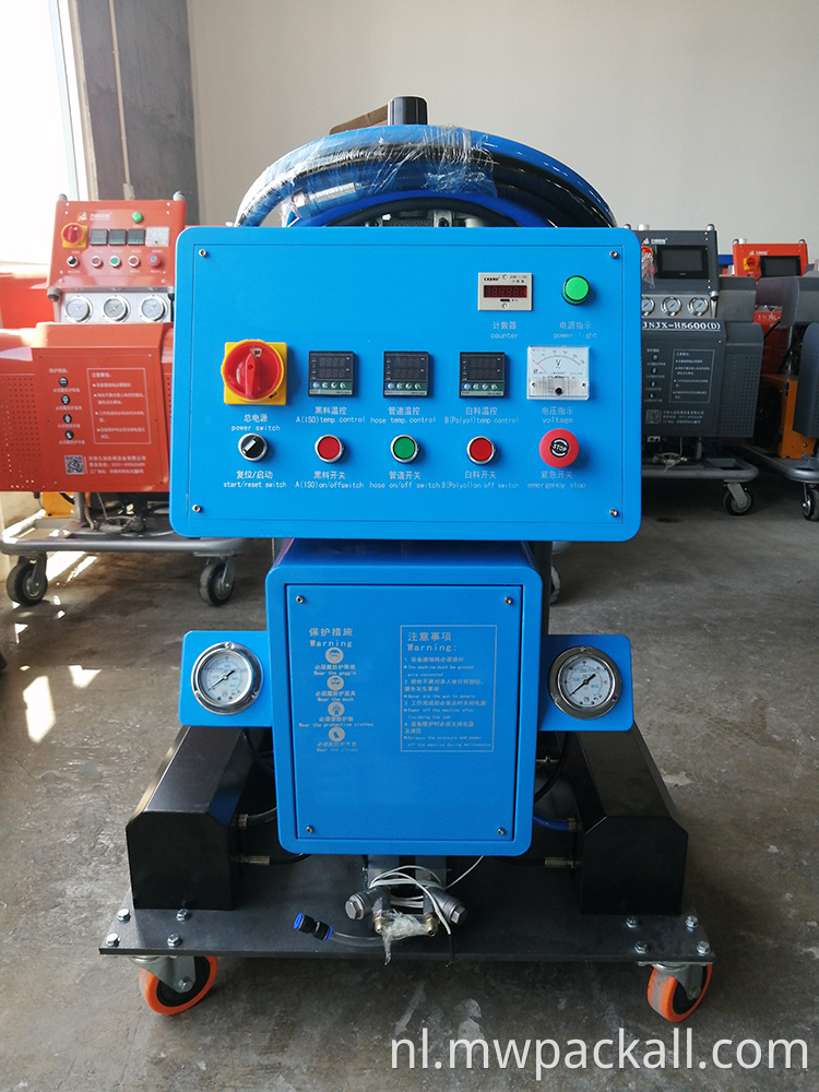 Goede kwaliteit isolatiespray polyurethaanschuim spuitapparatuur